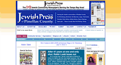 Desktop Screenshot of jewishpresspinellas.com